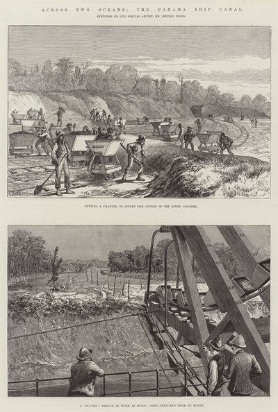 A través de dos océanos, el Canal de Panamá de Melton Prior